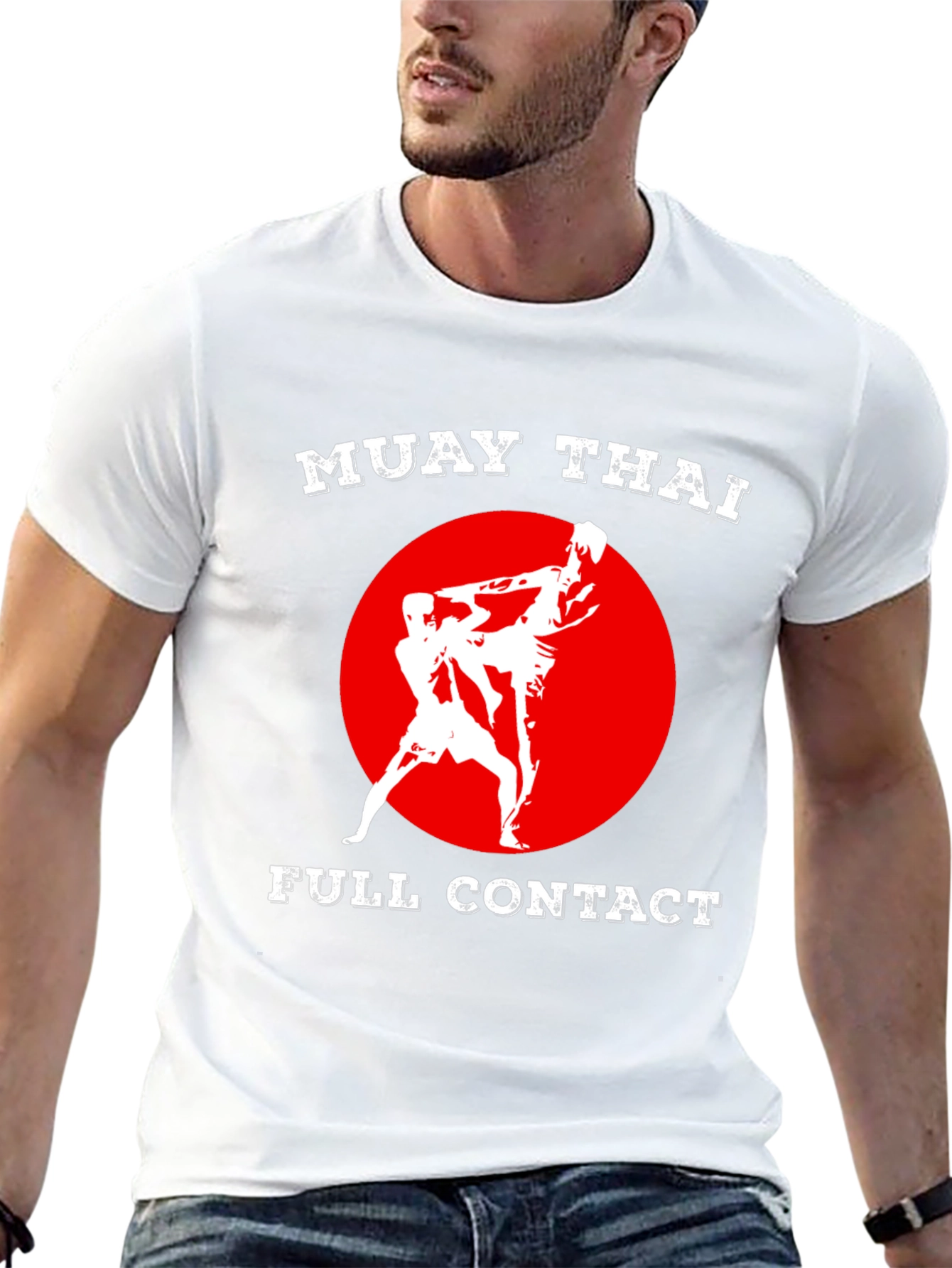 Muay Thai Full Contact Black T-Shirt