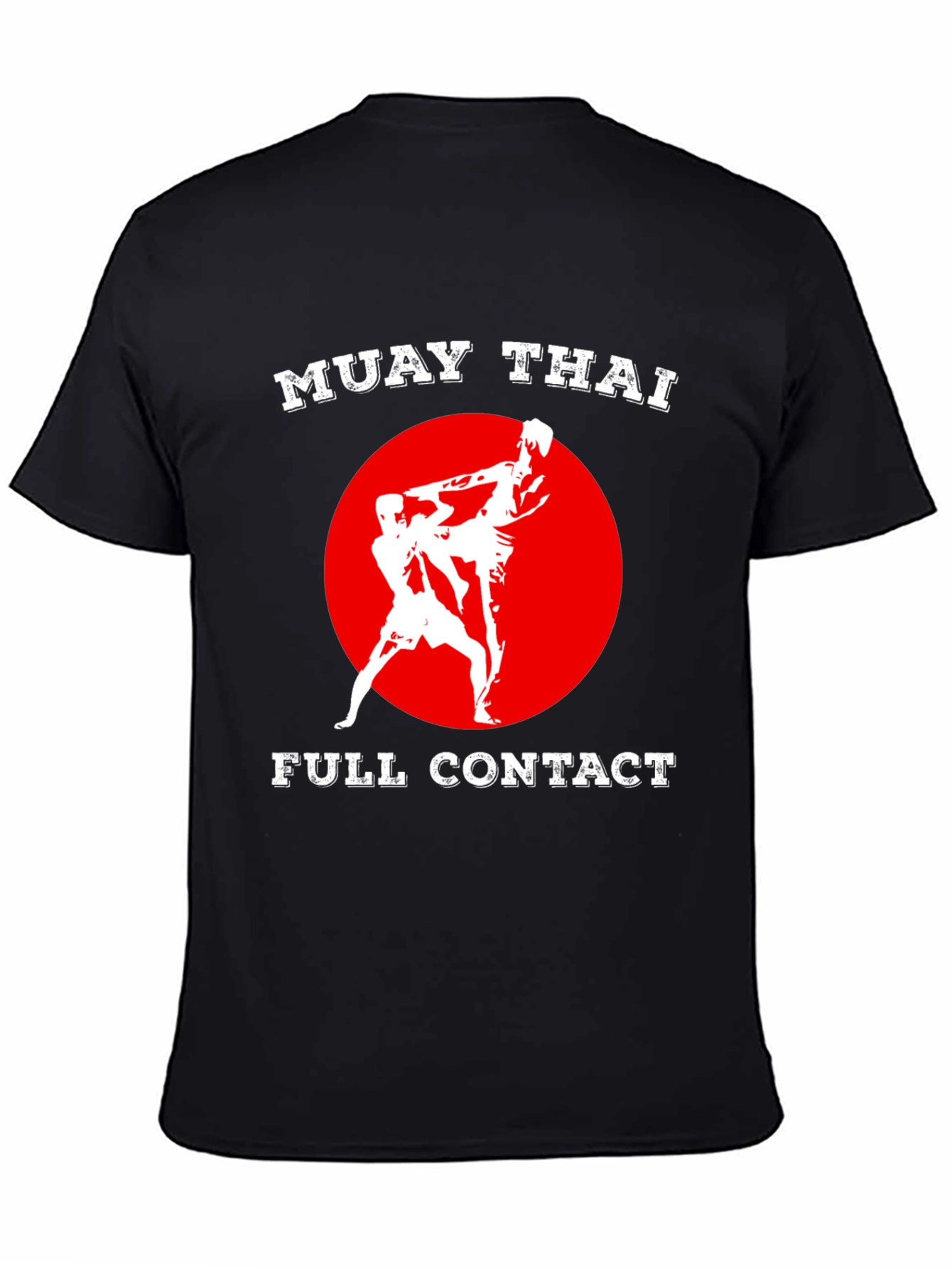 Muay Thai Full Contact Black T-Shirt