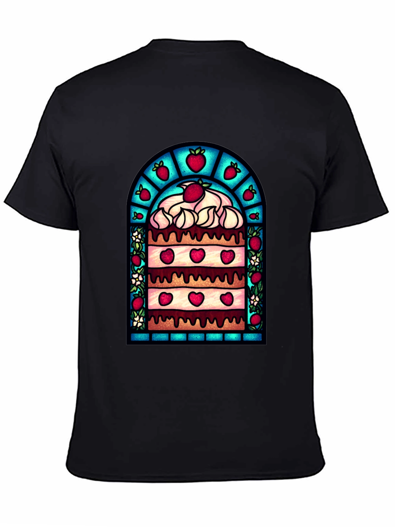 Strawberry Cake T-Shirt - Unique Dessert Design