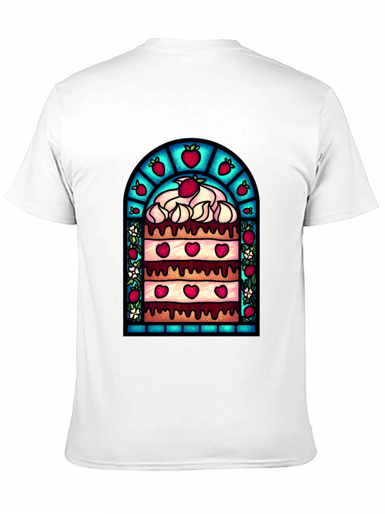 Strawberry Cake T-Shirt - Unique Dessert Design