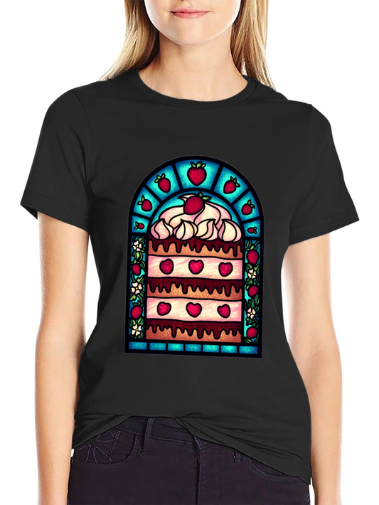Strawberry Cake T-Shirt - Unique Dessert Design