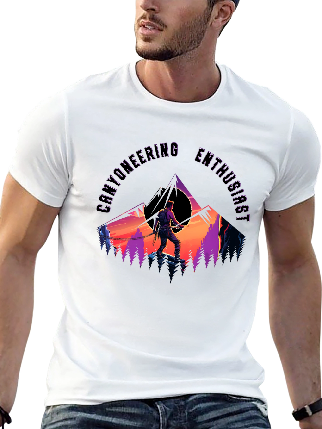 Canyoneering Enthusiast Graphic T-Shirt - Adventure Ready