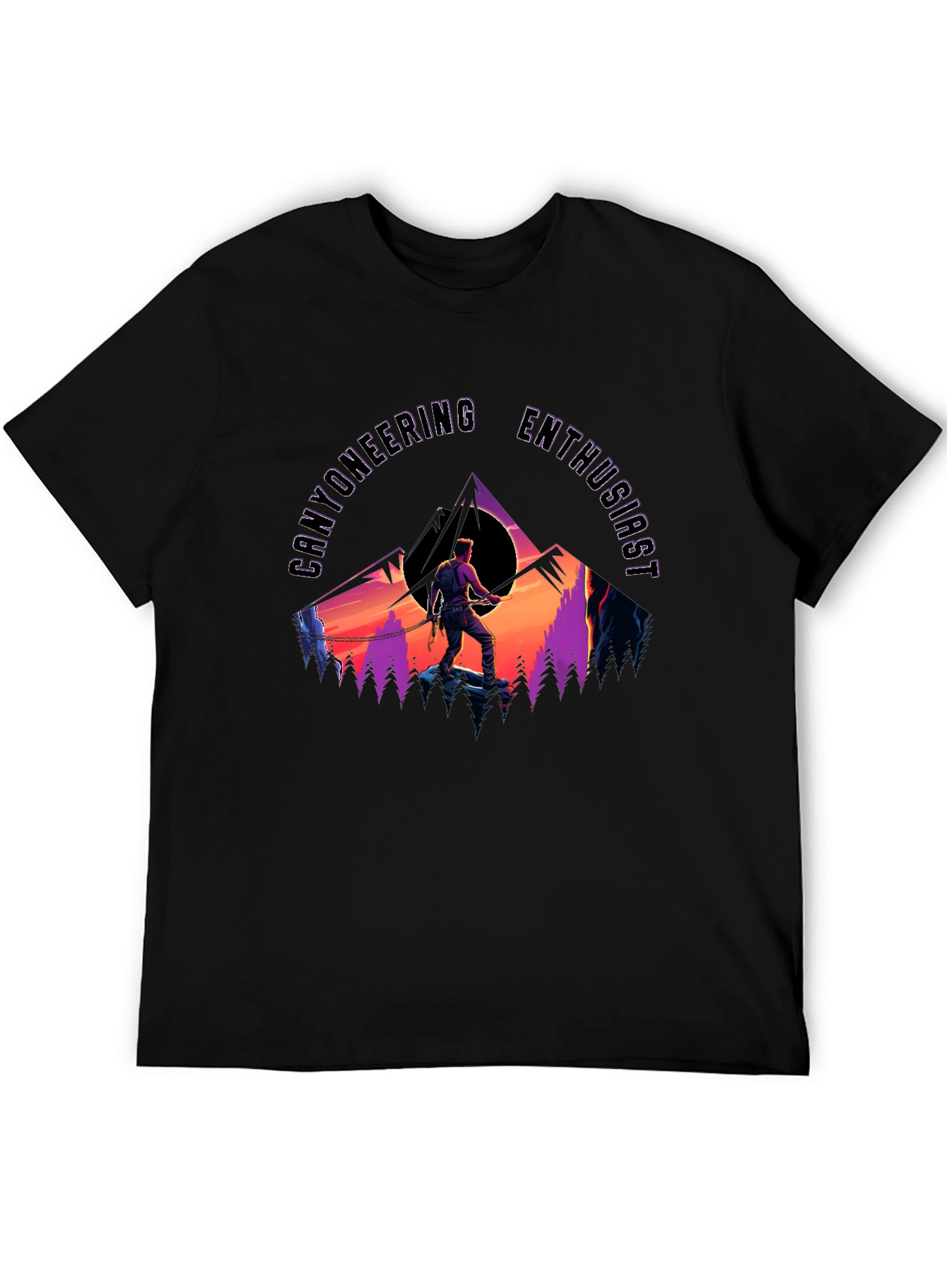 Canyoneering Enthusiast Graphic T-Shirt - Adventure Ready