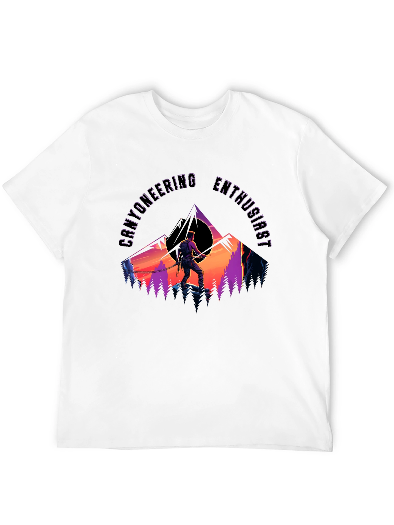 Canyoneering Enthusiast Graphic T-Shirt - Adventure Ready