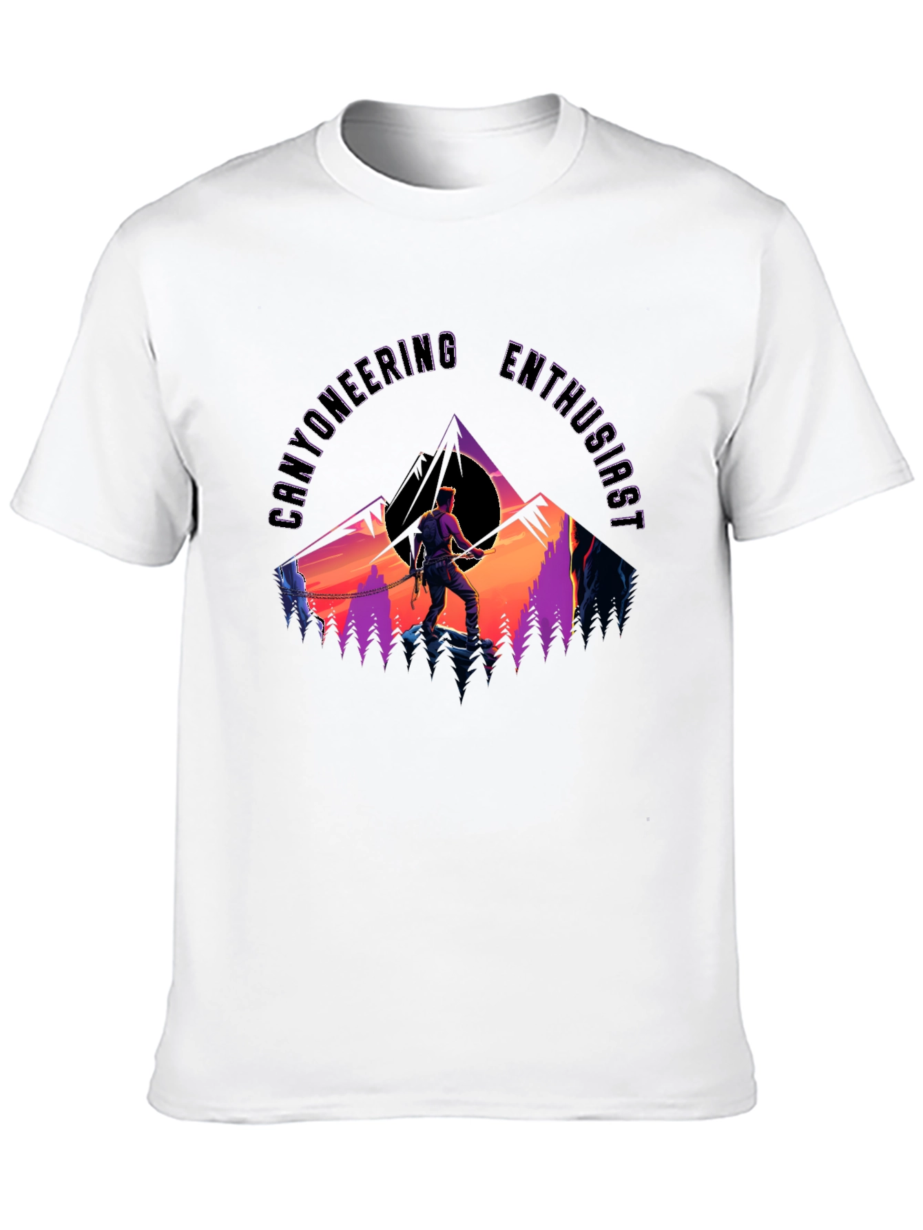 Canyoneering Enthusiast Graphic T-Shirt - Adventure Ready