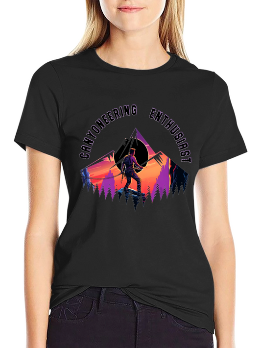 Canyoneering Enthusiast Graphic T-Shirt - Adventure Ready
