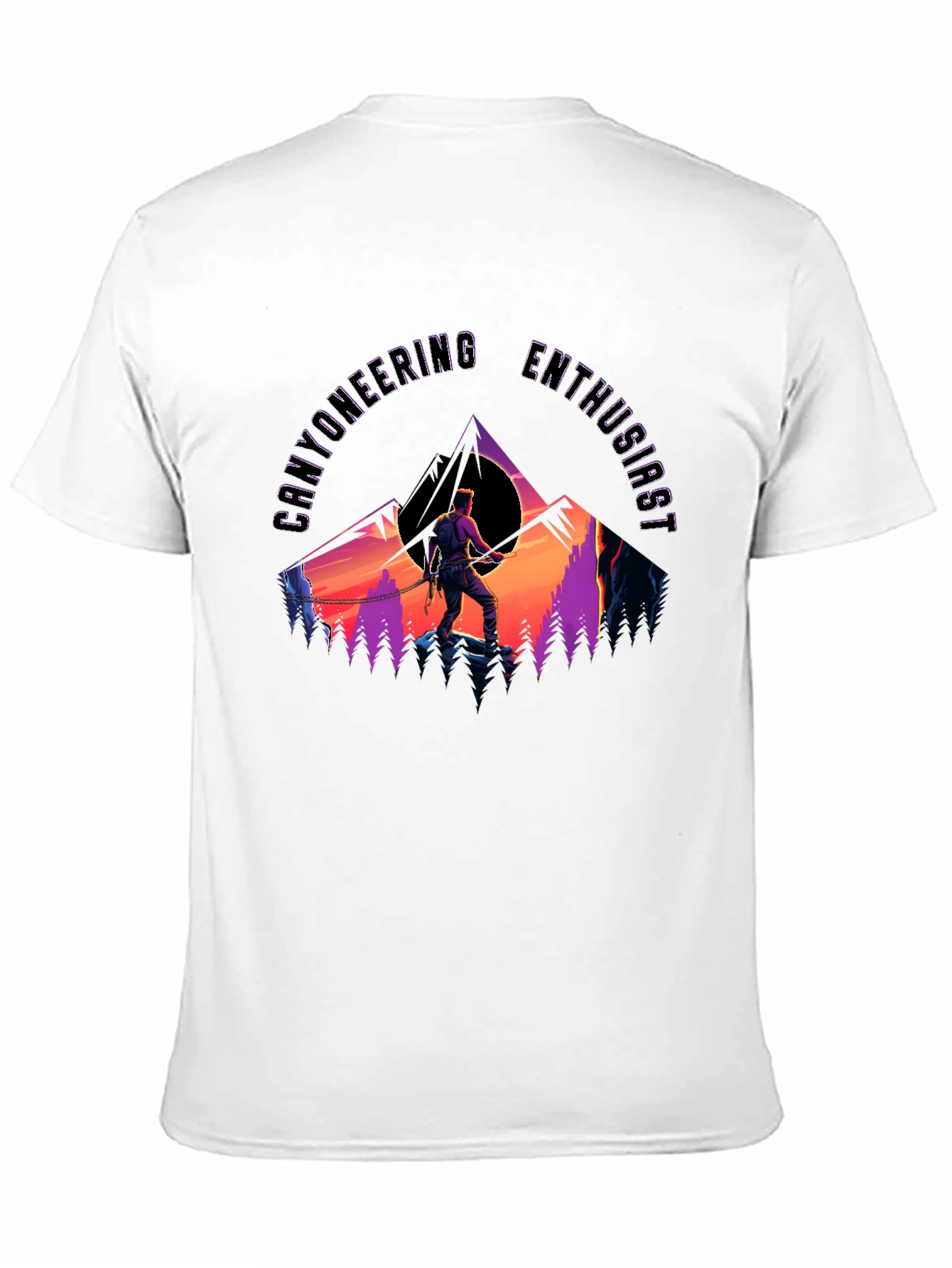 Canyoneering Enthusiast Graphic T-Shirt - Adventure Ready