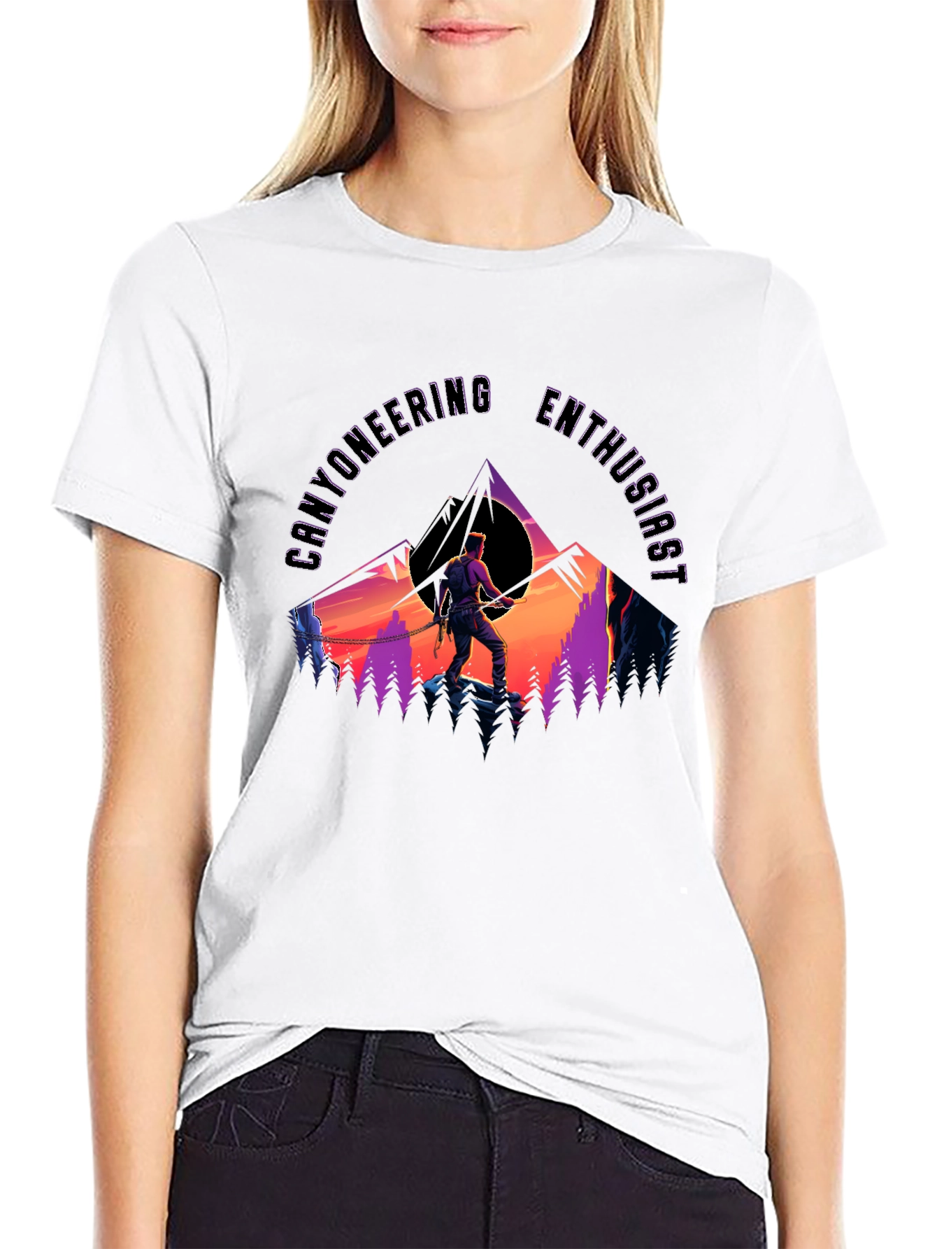 Canyoneering Enthusiast Graphic T-Shirt - Adventure Ready
