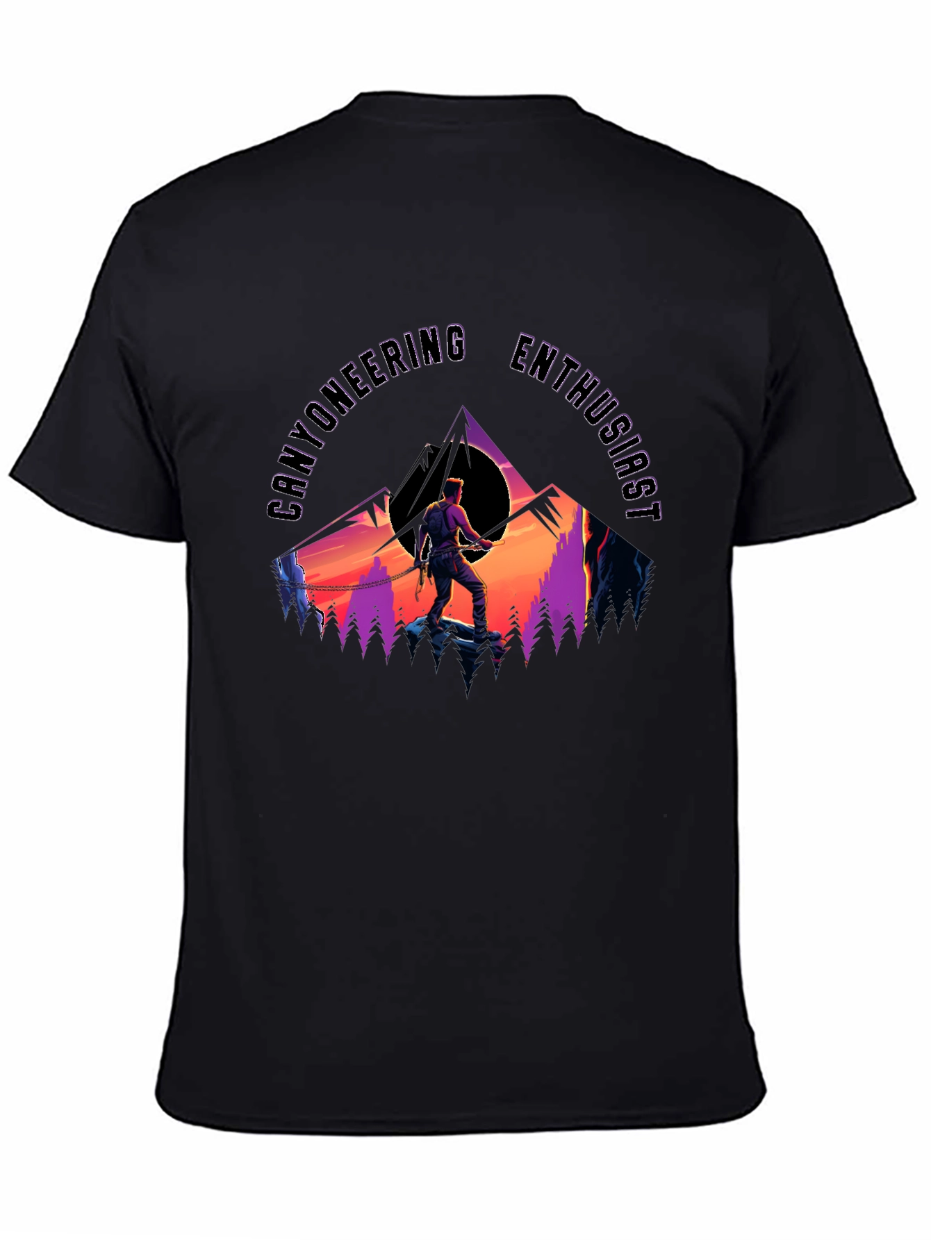 Canyoneering Enthusiast Graphic T-Shirt - Adventure Ready