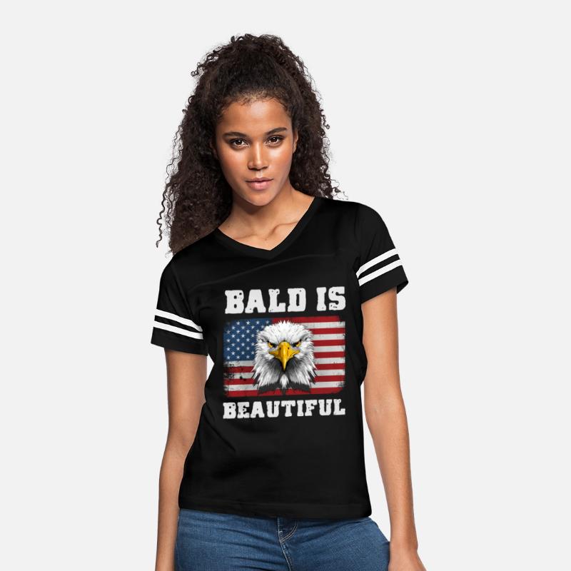 Bald Is Beautiful 4th of July America Eagle