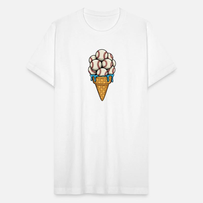 Baseball Ice Cream Cone