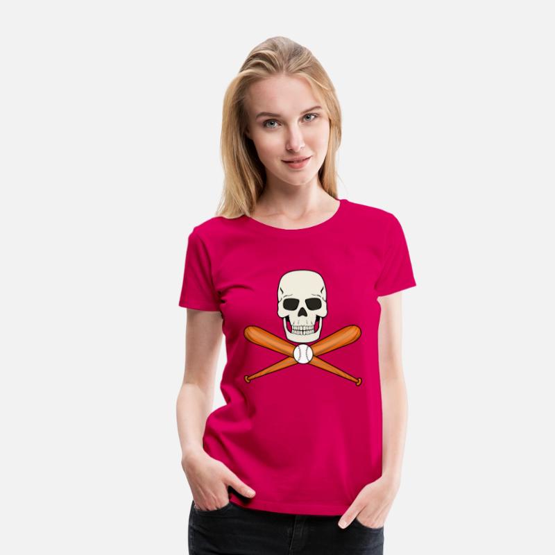 BASEBALL SKULL PIRATE FLAG JOLLY ROGER DESIGN