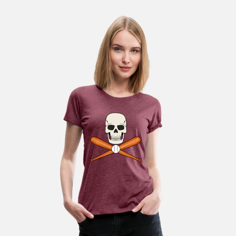 BASEBALL SKULL PIRATE FLAG JOLLY ROGER DESIGN
