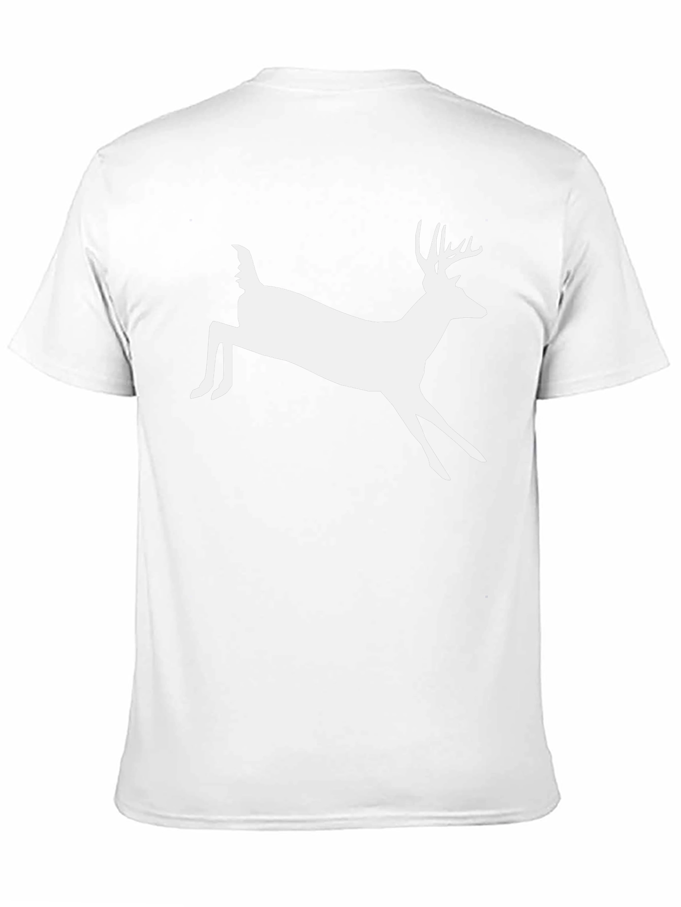 Deer Silhouette Black T-Shirt