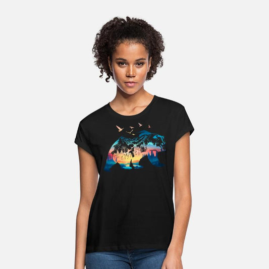 Bear Nature Mountains Forest Trees Bear Wildlife