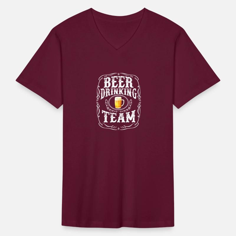 Beer Drinking Team T-Shirt - Popular Alcoholic