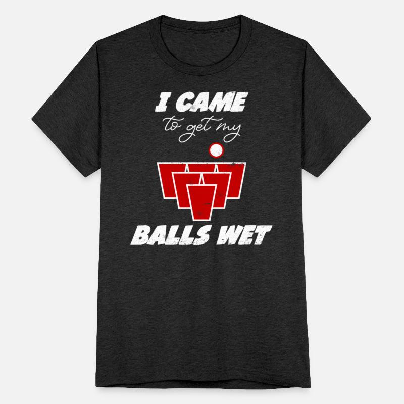 Beer Pong balls came to get my balls wet beer pong
