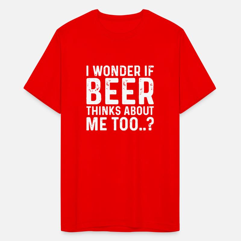 Beer Thinks About Me Graphic Novelty Sarcastic