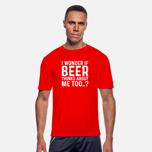 Beer Thinks About Me Graphic Novelty Sarcastic