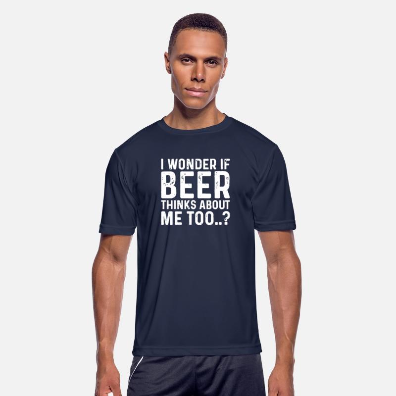 Beer Thinks About Me Graphic Novelty Sarcastic