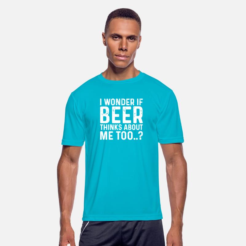 Beer Thinks About Me Graphic Novelty Sarcastic
