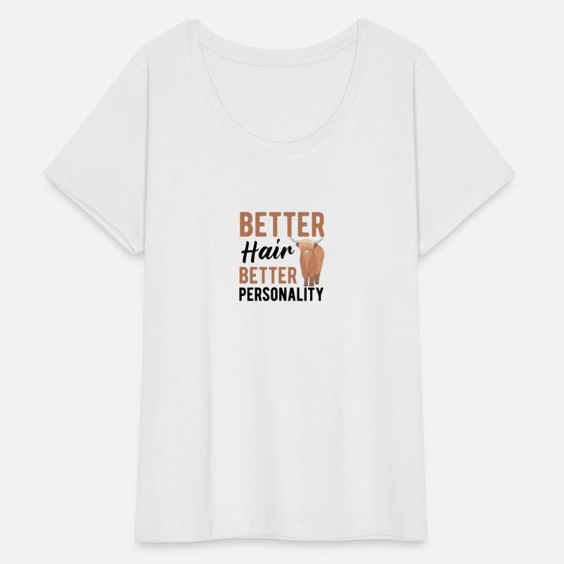 Better Hair Better Personality Highland Cow