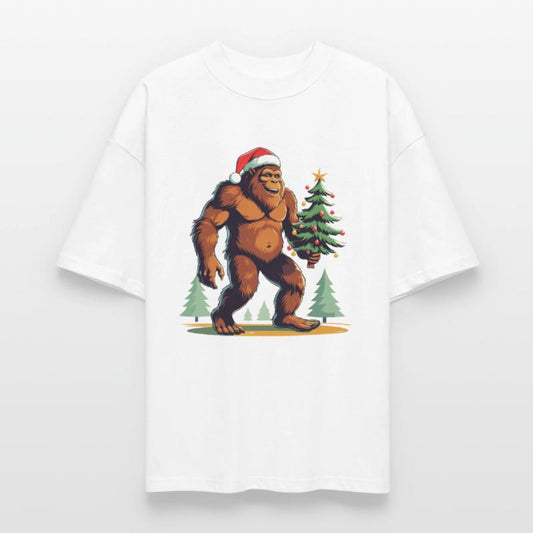 Bigfoot Christmas Tree Santa Hat