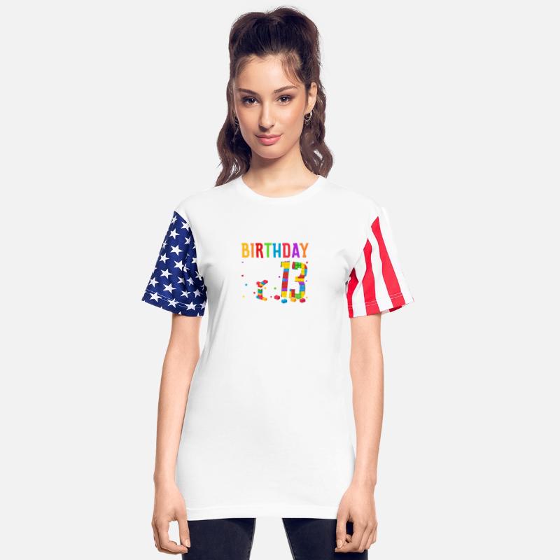 Birthday Boy Building Blocks 13 Year's Old