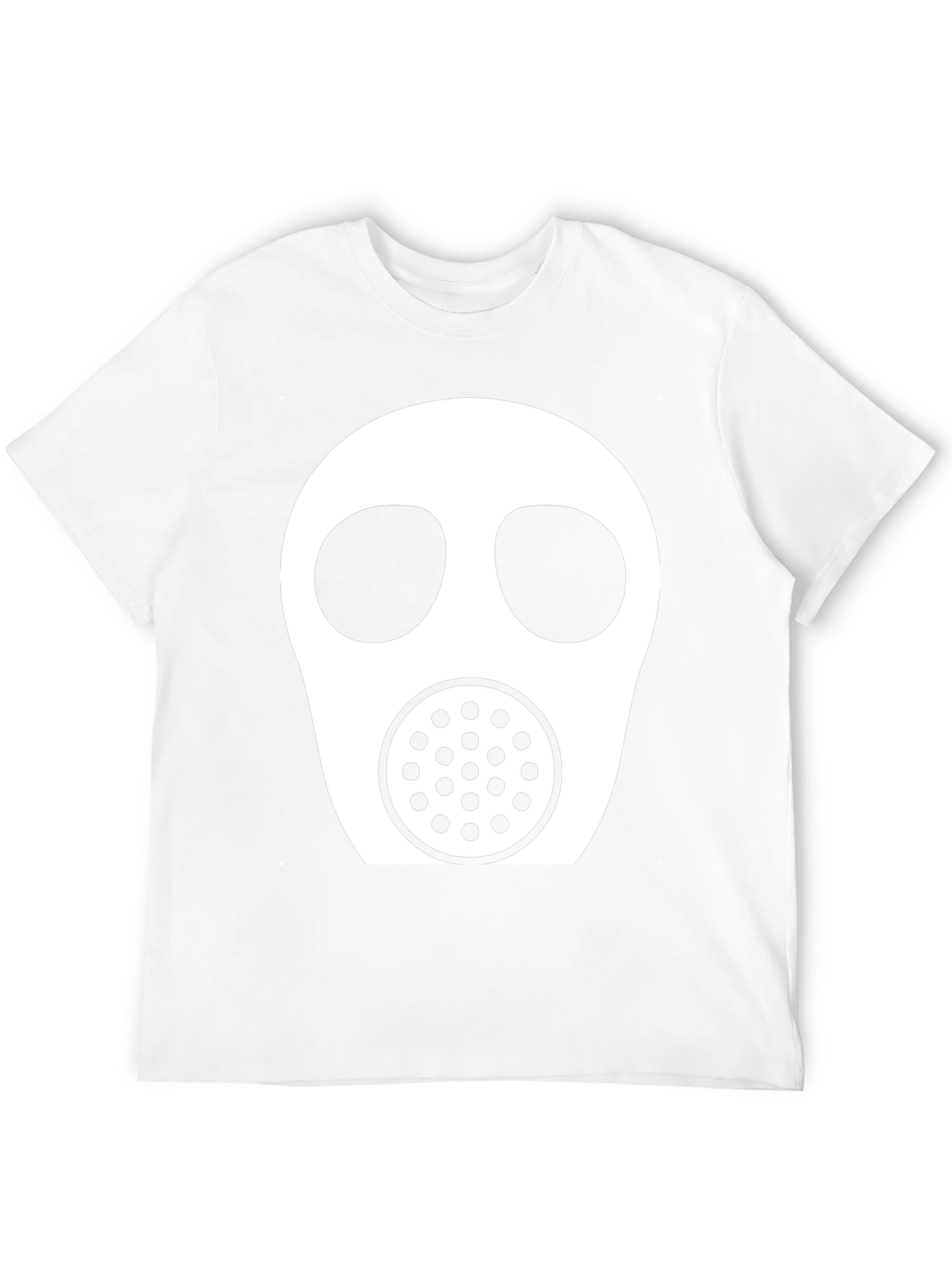 Gas Mask Graphic Tee - Black Casual T-Shirt