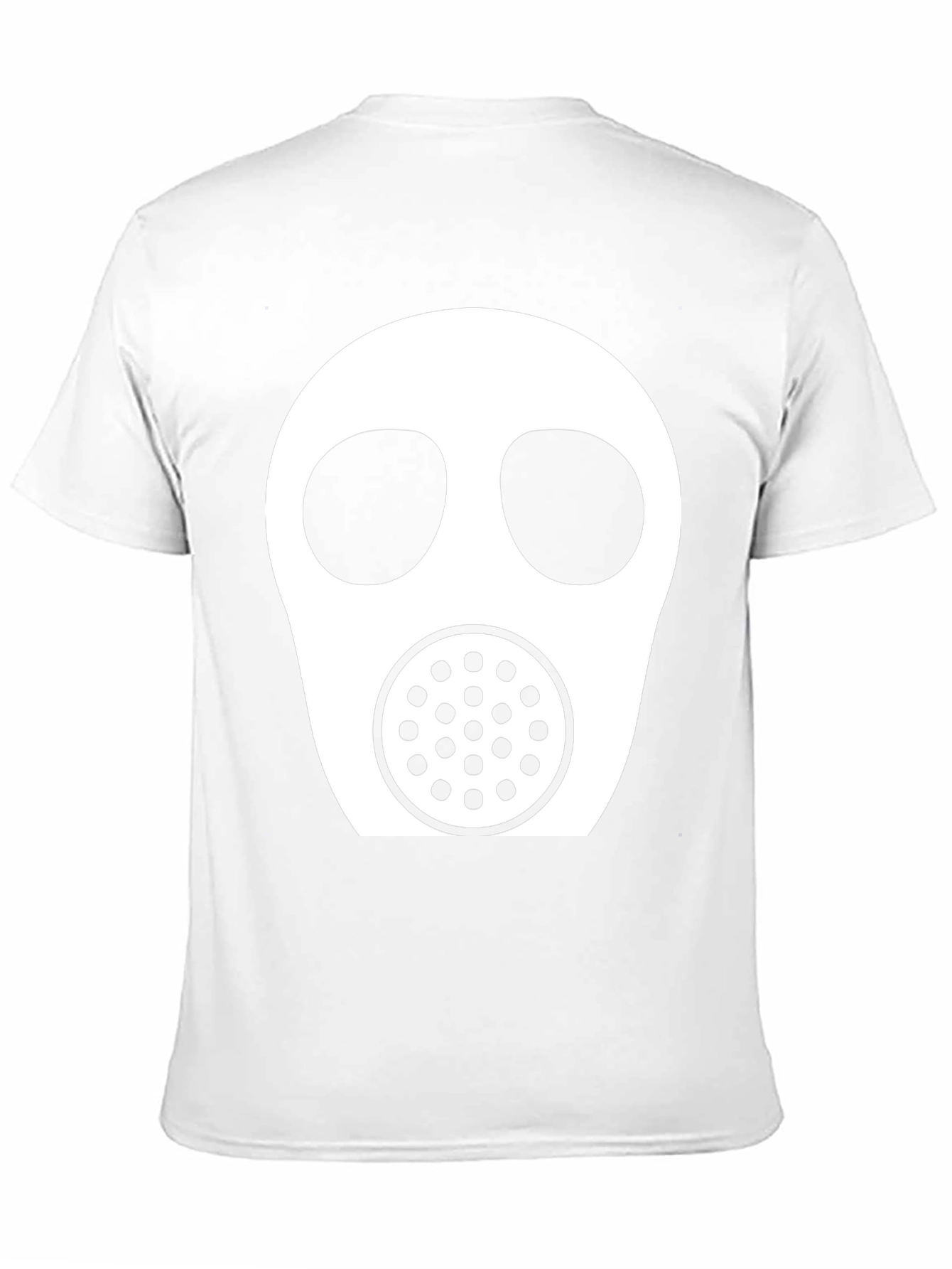 Gas Mask Graphic Tee - Black Casual T-Shirt