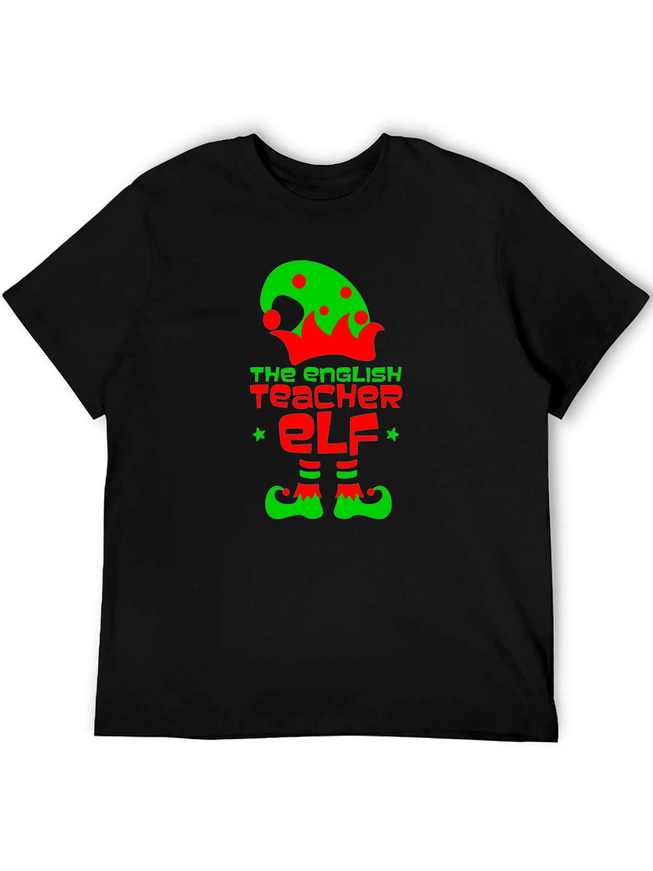 The English Teacher Elf T-Shirt - Holiday Gift