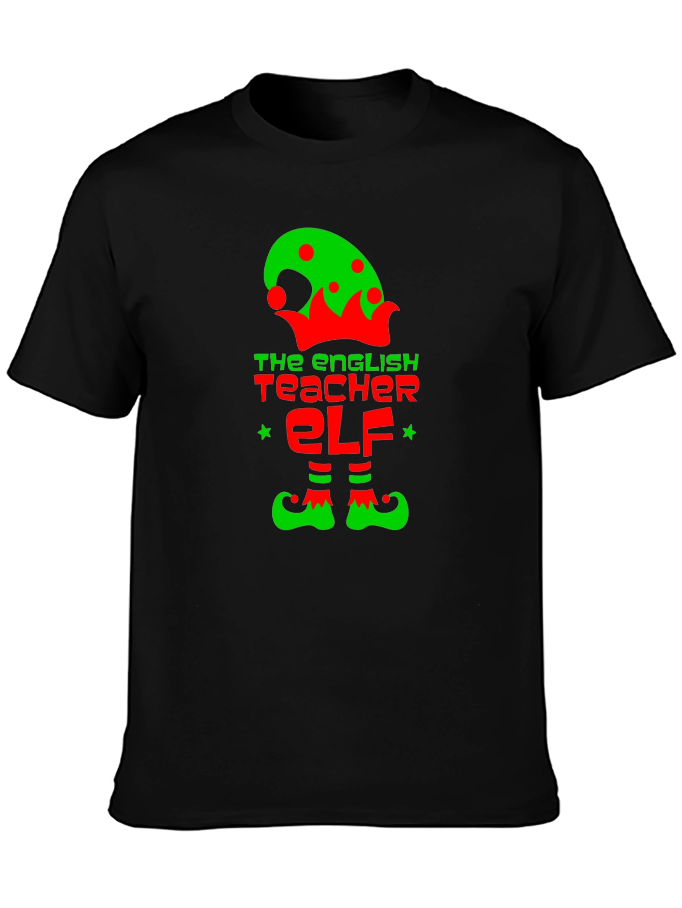 The English Teacher Elf T-Shirt - Holiday Gift