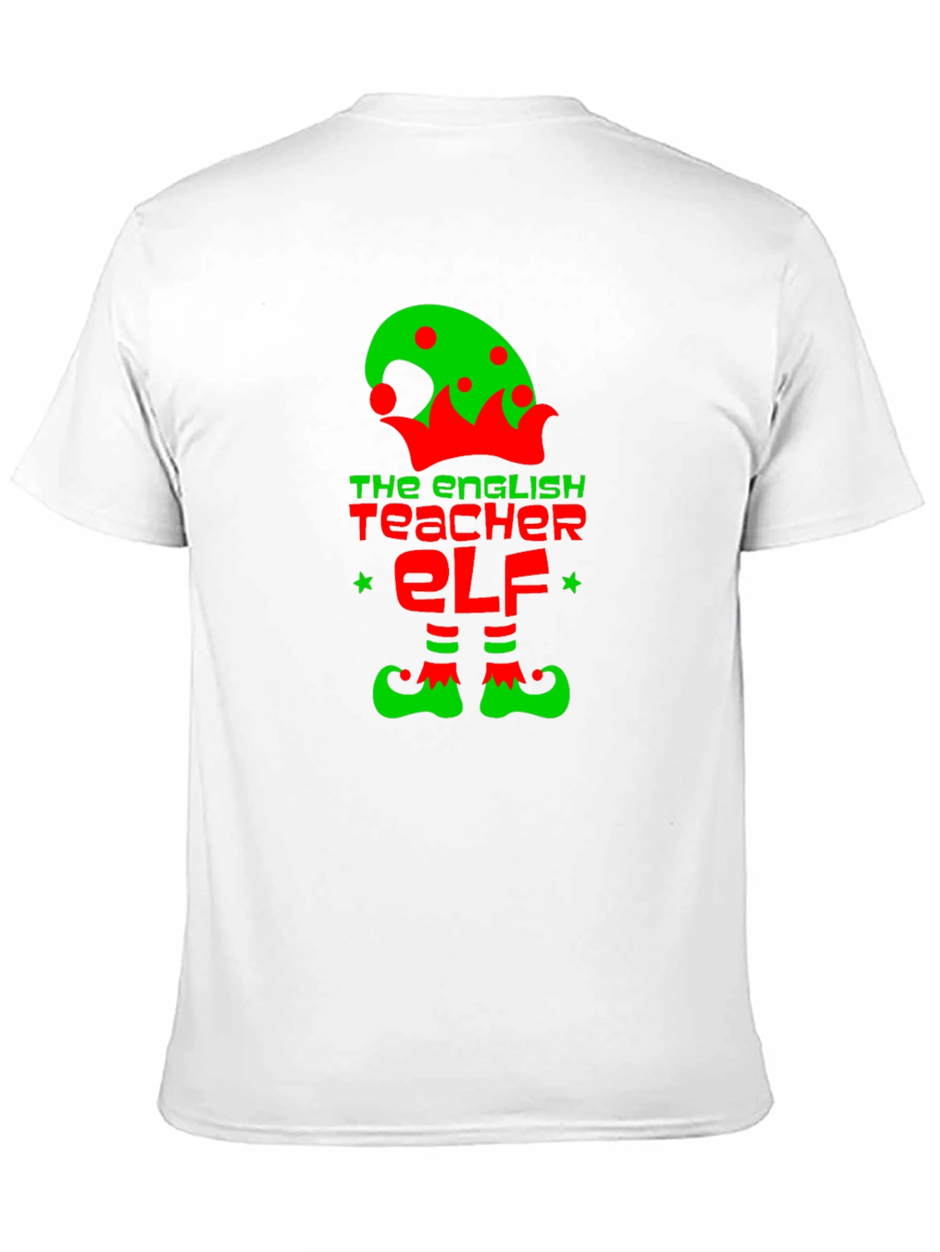 The English Teacher Elf T-Shirt - Holiday Gift