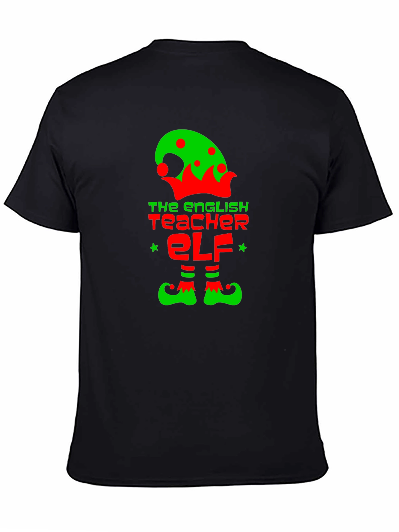 The English Teacher Elf T-Shirt - Holiday Gift