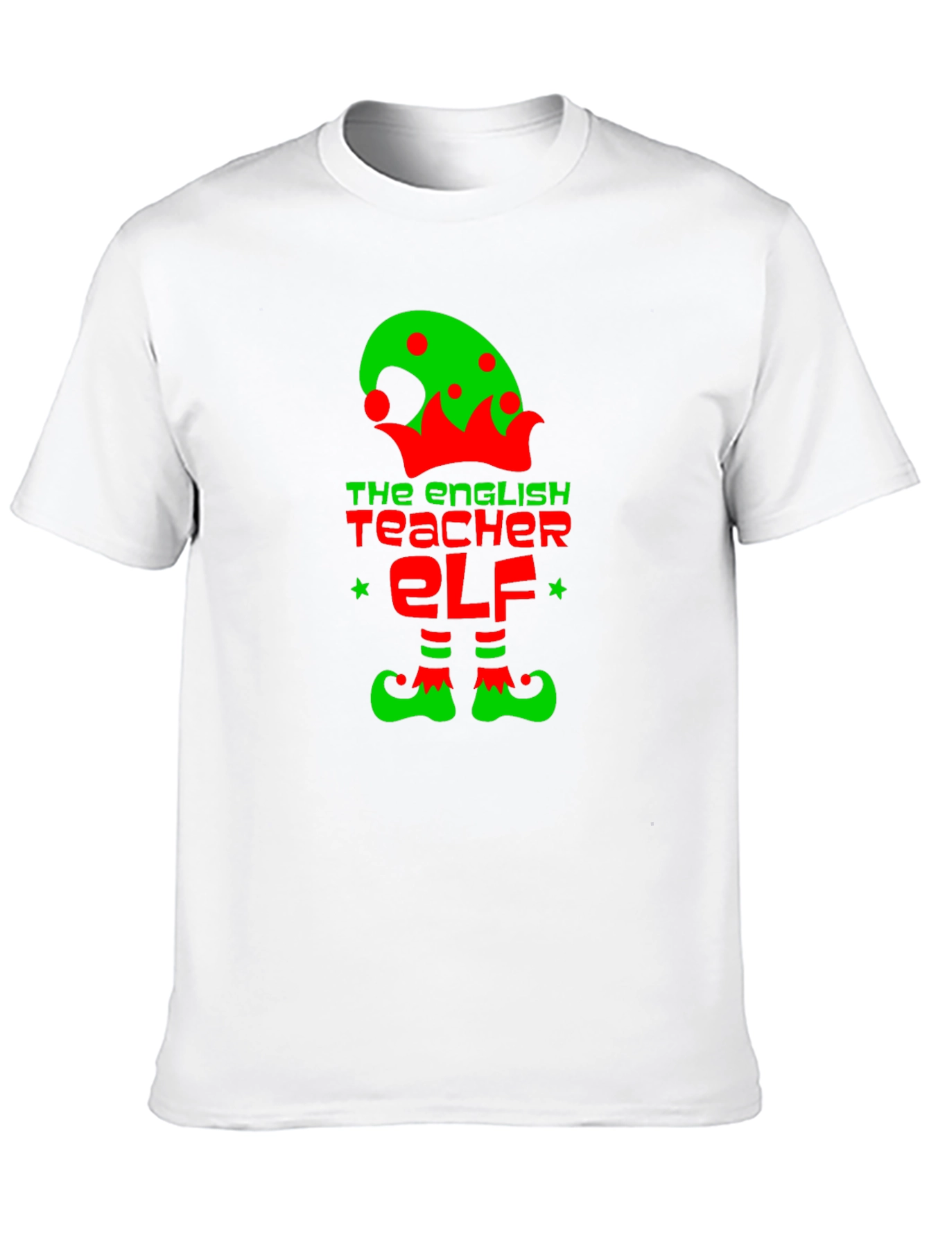 The English Teacher Elf T-Shirt - Holiday Gift