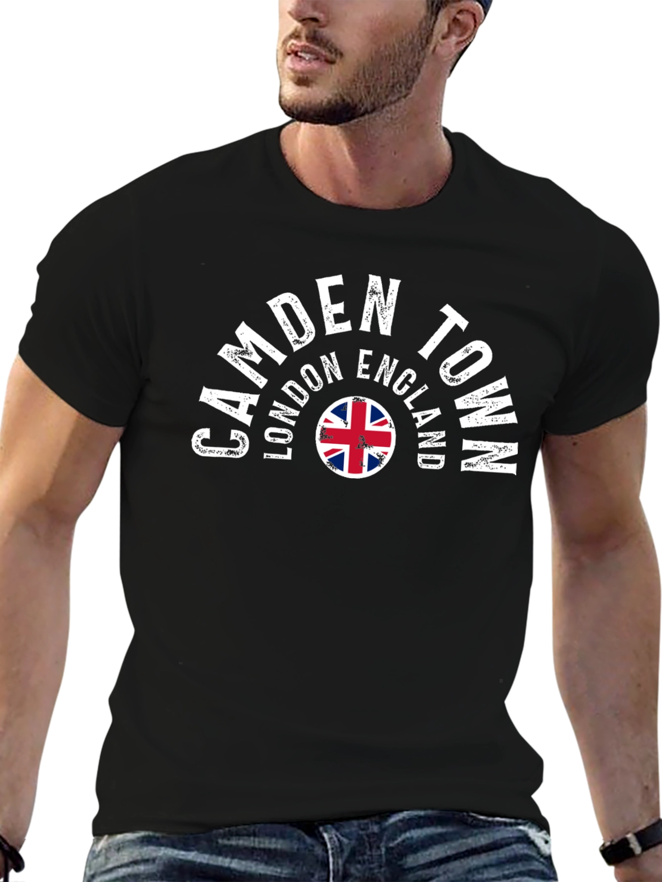 Camden Town England London UK Flag T-Shirt