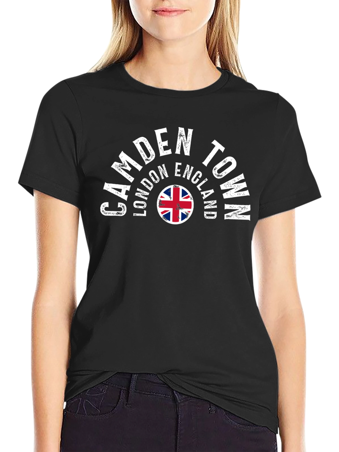 Camden Town England London UK Flag T-Shirt