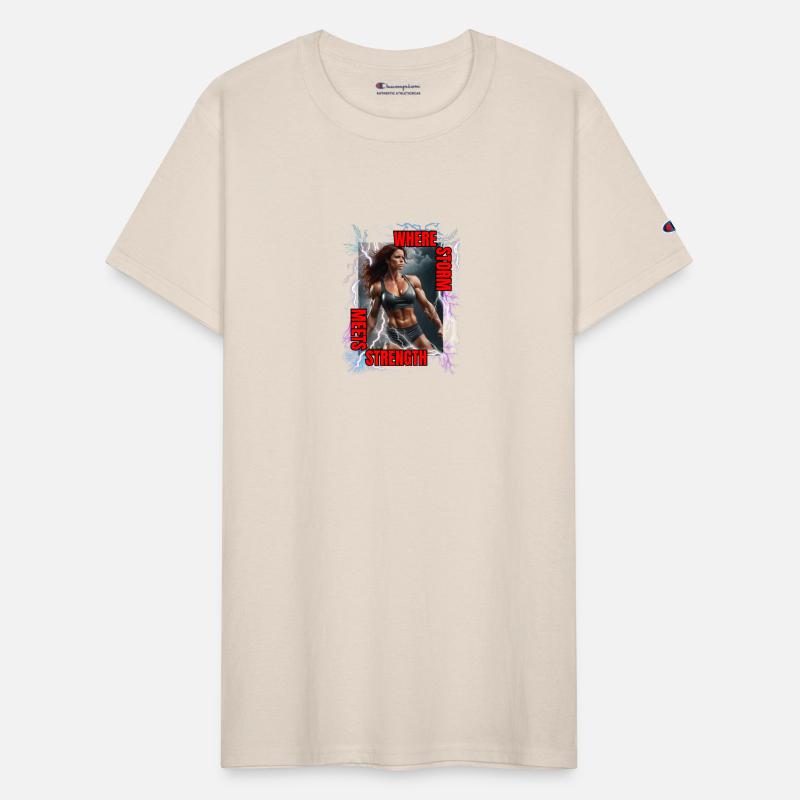 Bodybuilder woman design . Option 3