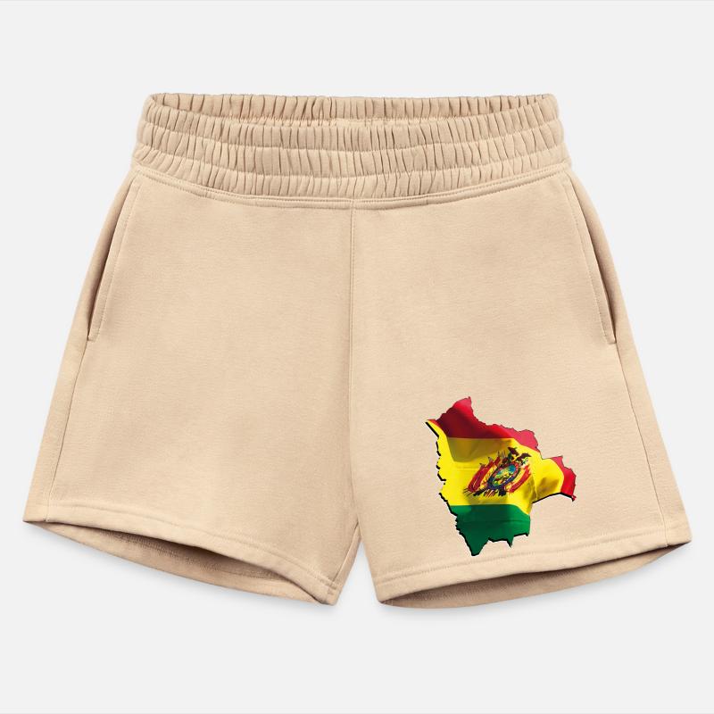 Bolivia Flag in Bolivia Map