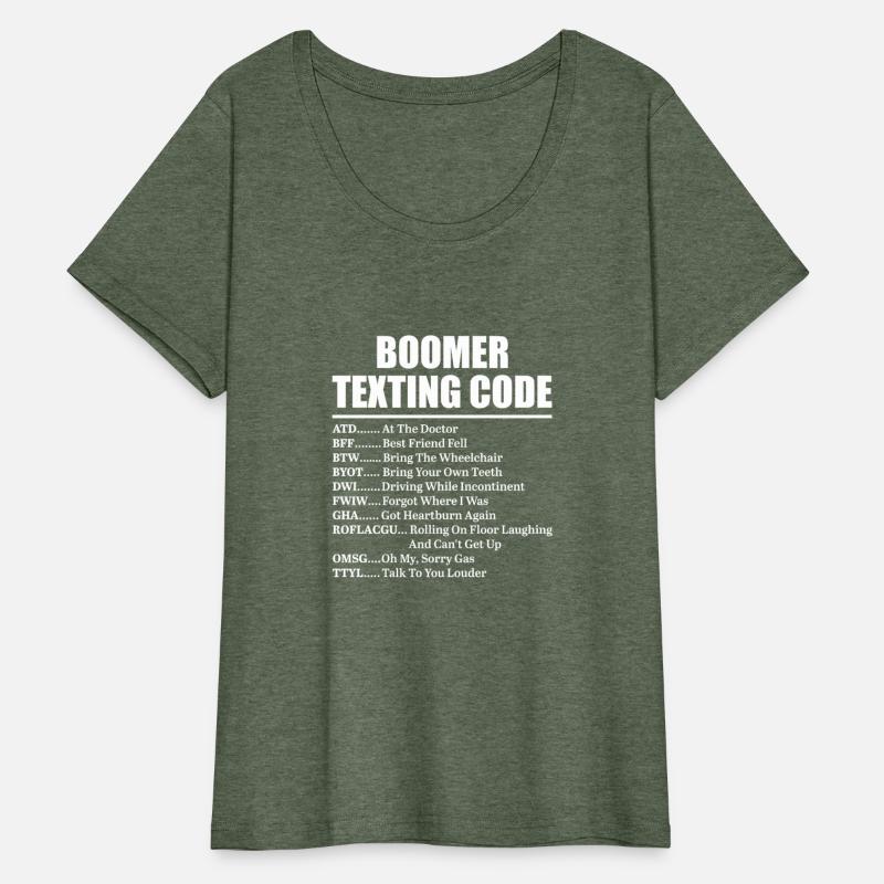 Boomer Texting Code Funny Senior Messaging Joke