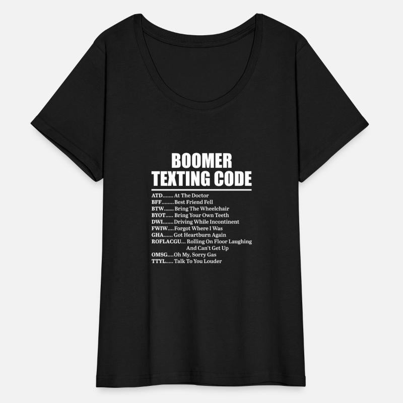 Boomer Texting Code Funny Senior Messaging Joke