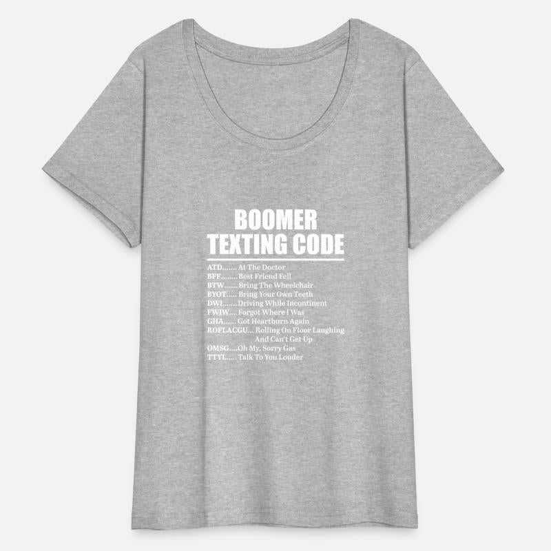 Boomer Texting Code Funny Senior Messaging Joke