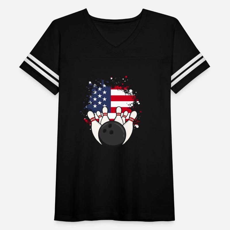 Bowling Bowler USA Flag Flag America Gift