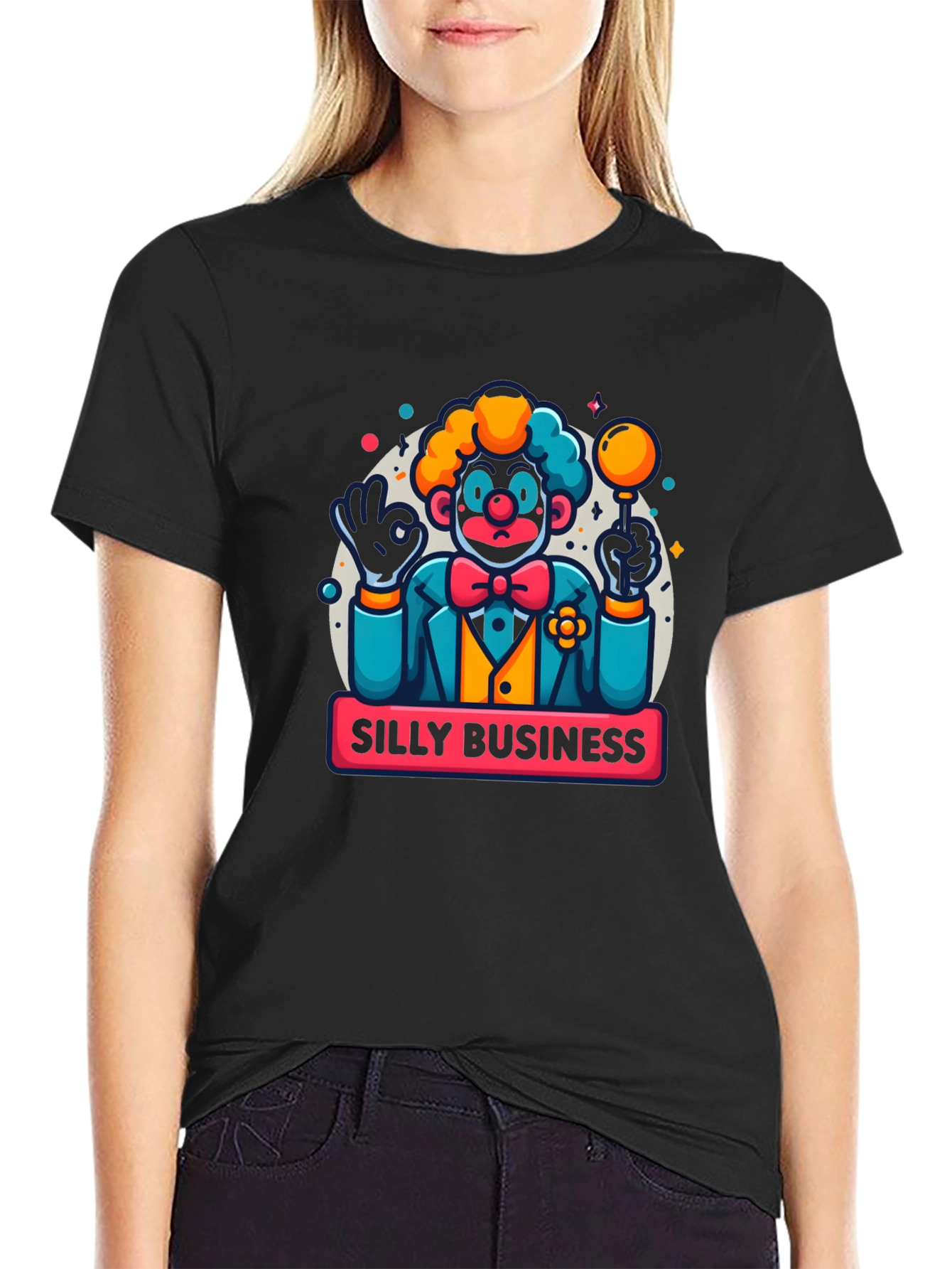 Silly Business Clown Graphic Tee