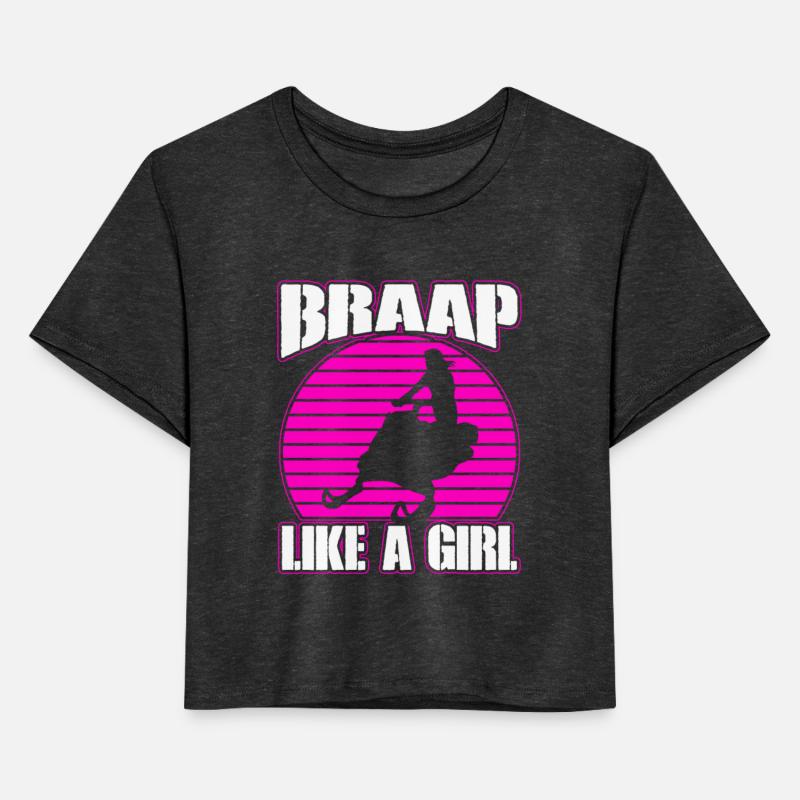 Braap Like A Girl Motor Sled Snowmobiler