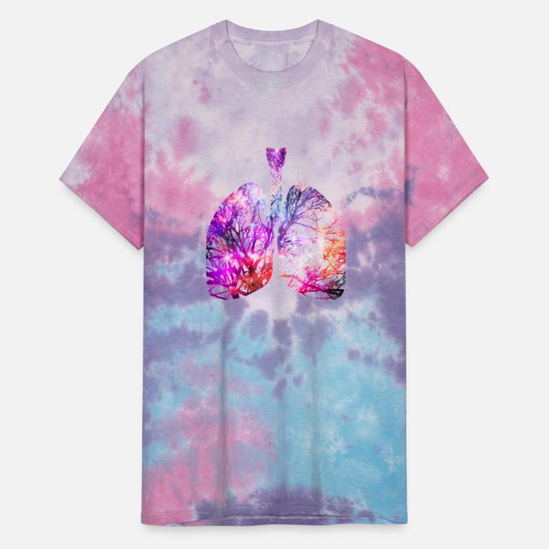 BREATHE Lungs Silhouette Tree Universe Fill