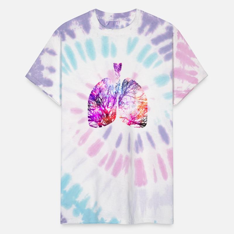 BREATHE Lungs Silhouette Tree Universe Fill