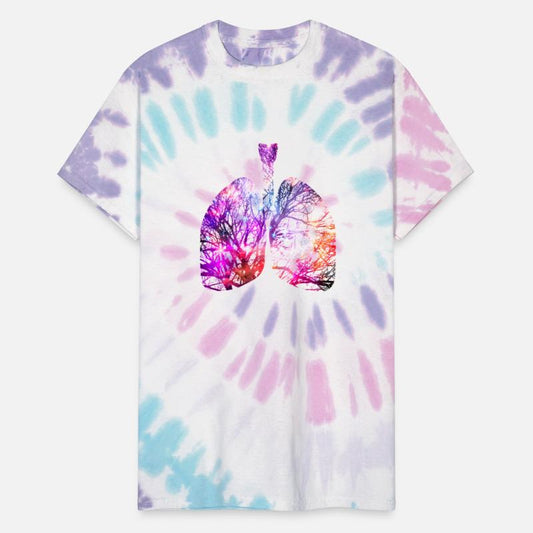 BREATHE Lungs Silhouette Tree Universe Fill