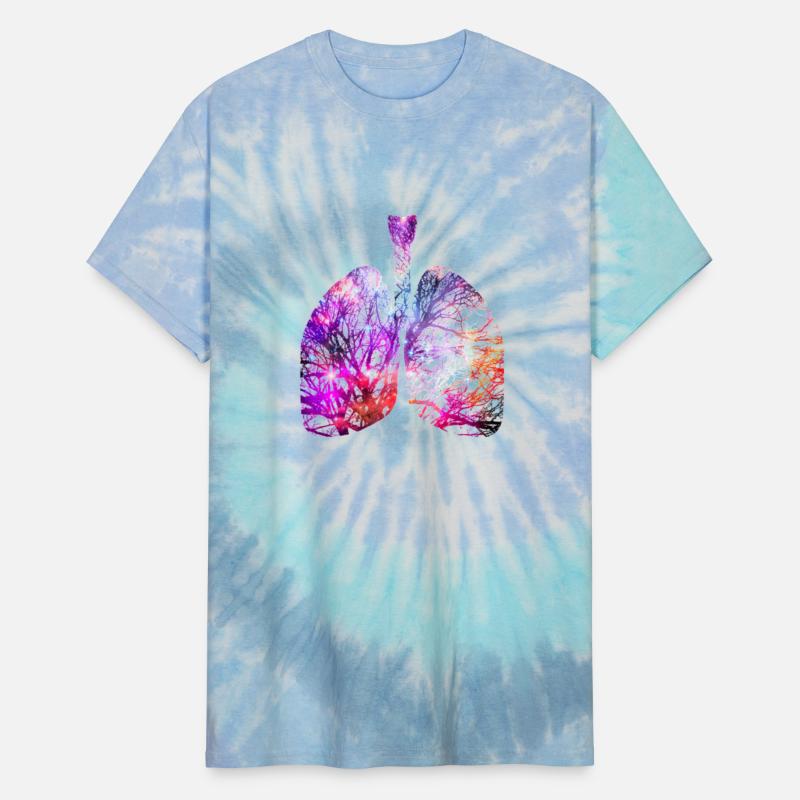 BREATHE Lungs Silhouette Tree Universe Fill