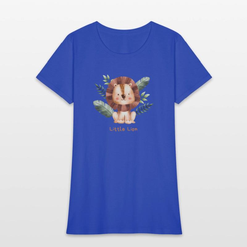 Brown Childish Little Lion Baby T Shirt